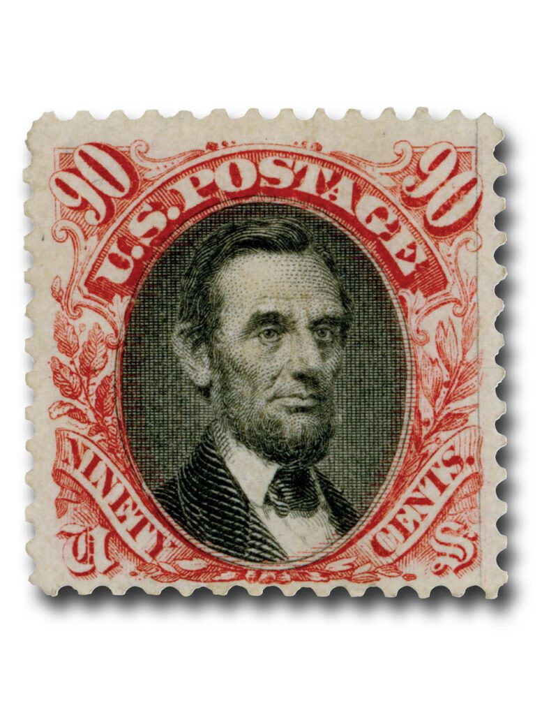 1869 90¢ Lincoln