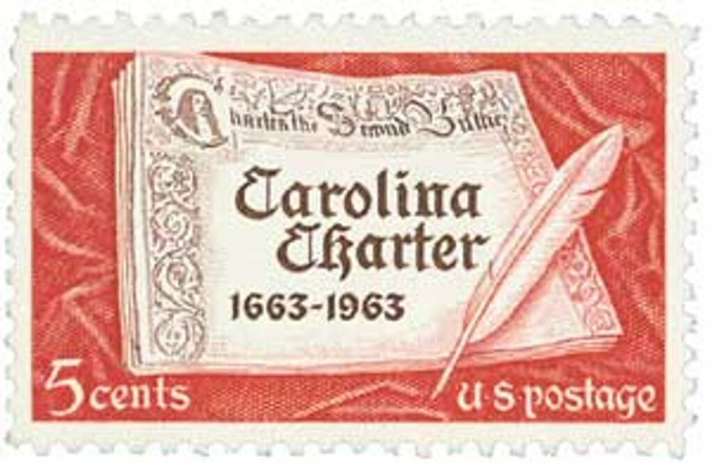 # 1230 - 1963 5c Carolina Charter