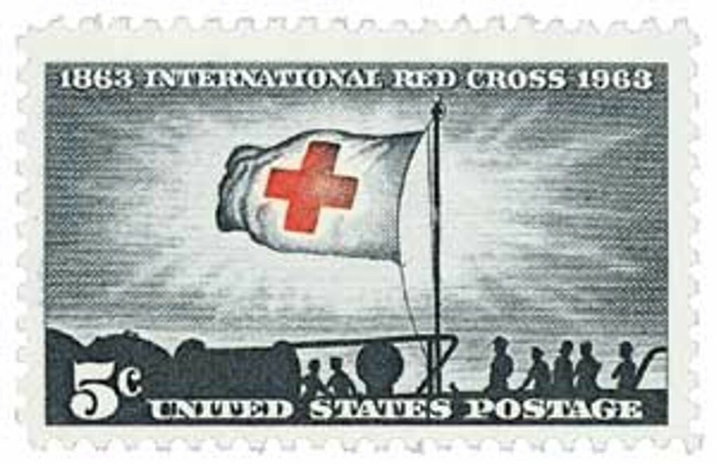 1963 5¢ International Red Cross Centennial