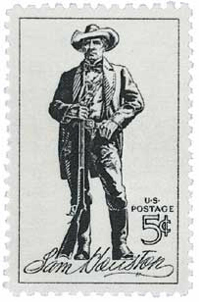 1964 5c Sam Houston