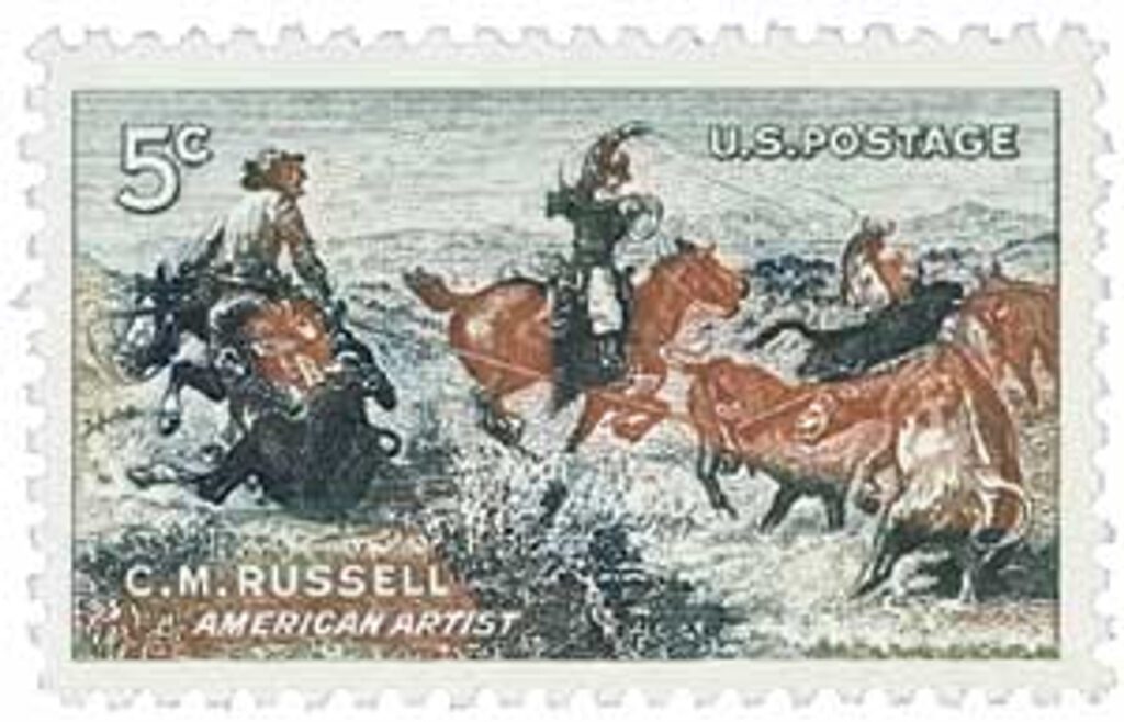 #1243 - 1964 5c Charles M. Russell