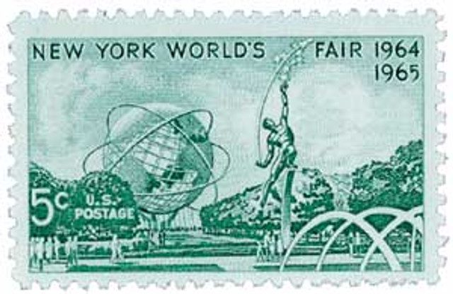 #1244 - 1964 5c New York World's Fair