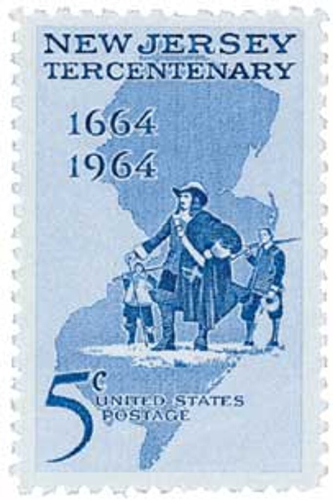 # 1247 - 1964 5c New Jersey Tercentenary