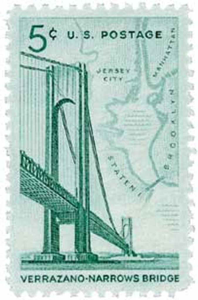 # 1258 - 1964 5c Verrazano-Narrows Bridge