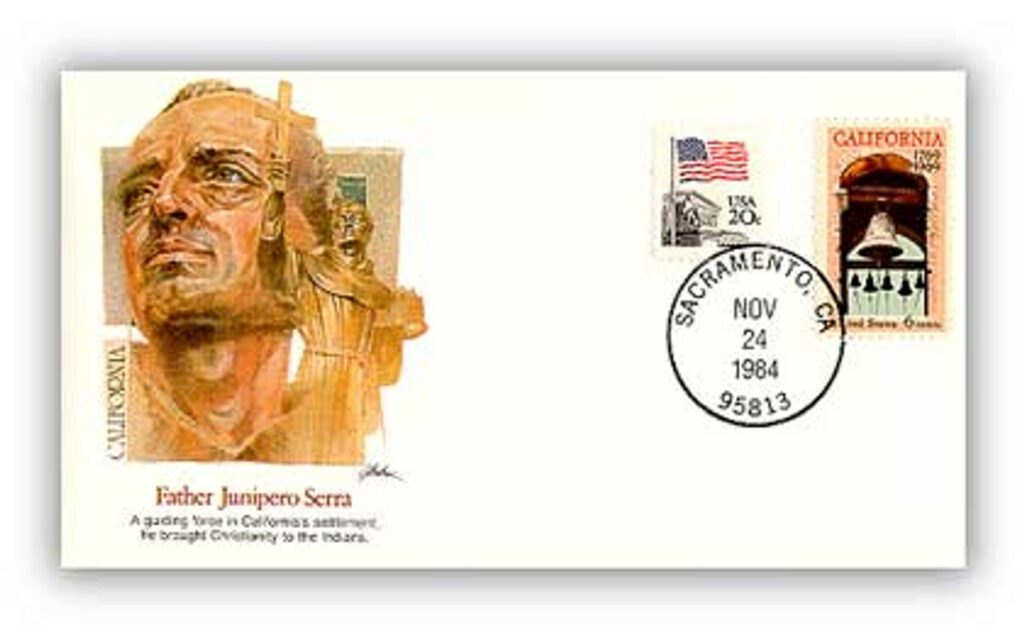 1982 Junipero Serra Commemorative Cover