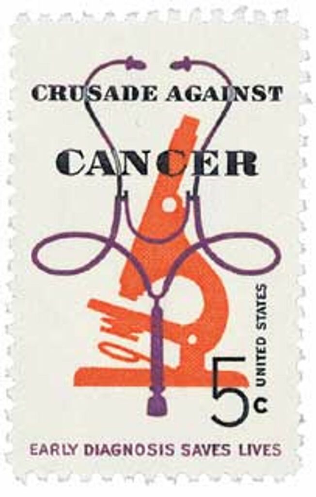 # 1263 - 1965 5c Crusade Against Cancer