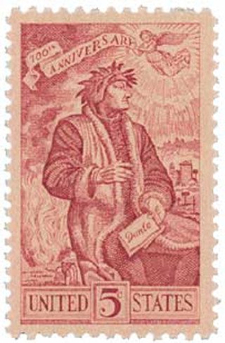 1965 5¢ Dante Alighieri