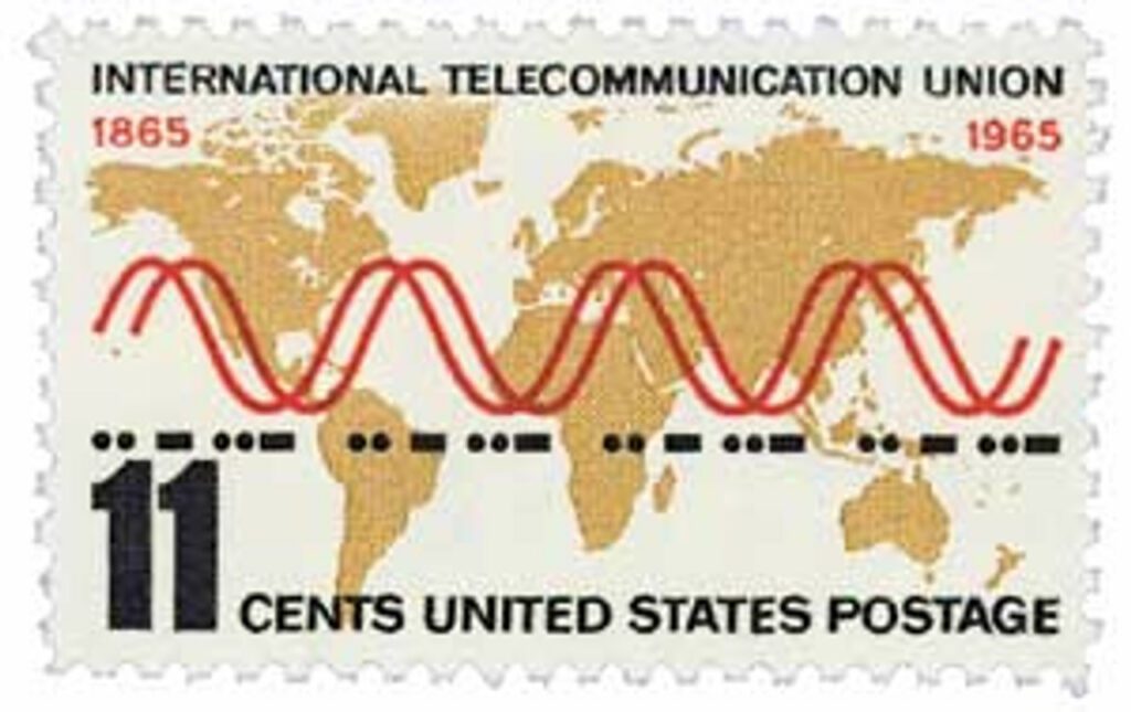 1965 11¢ International Telecommunication Union