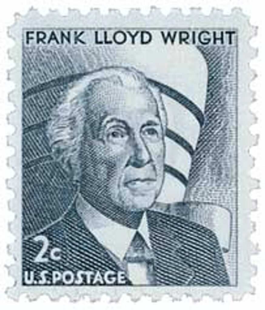 # 1280 - 1966 2c Prominent Americans: Frank Lloyd Wright