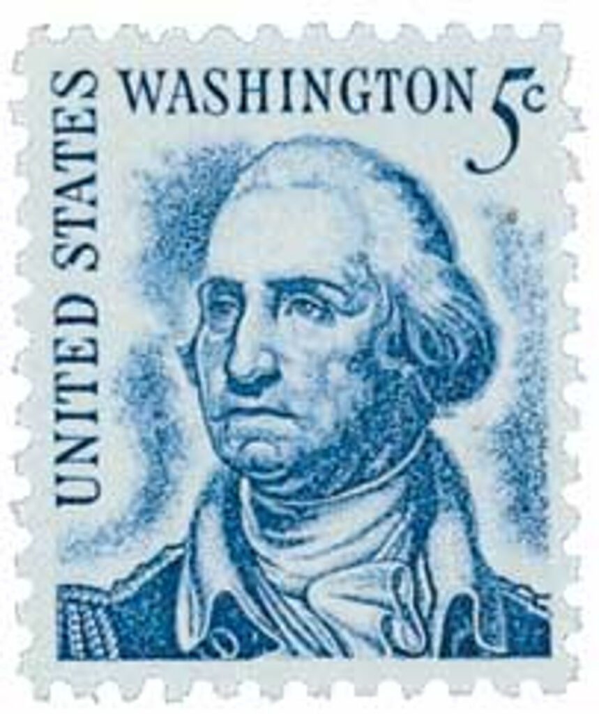 # 1283 - 1966 5c Prominent Americans: George Washington