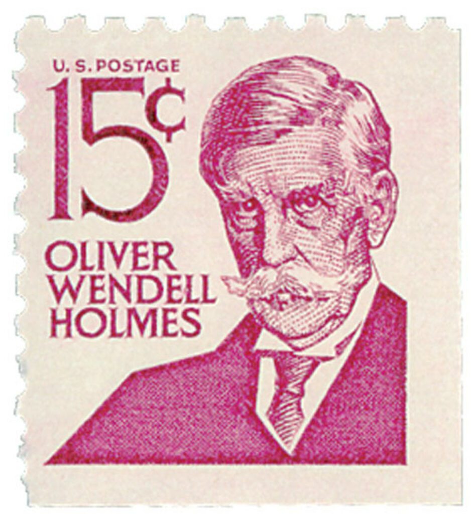 # 1288B - 1978 15c Oliver W. Holmes, booklet single