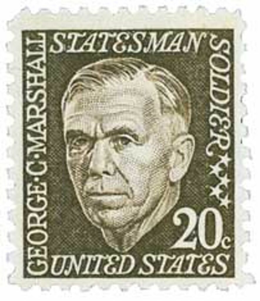 1967 20¢ Prominent Americans: George Catlett Marshall