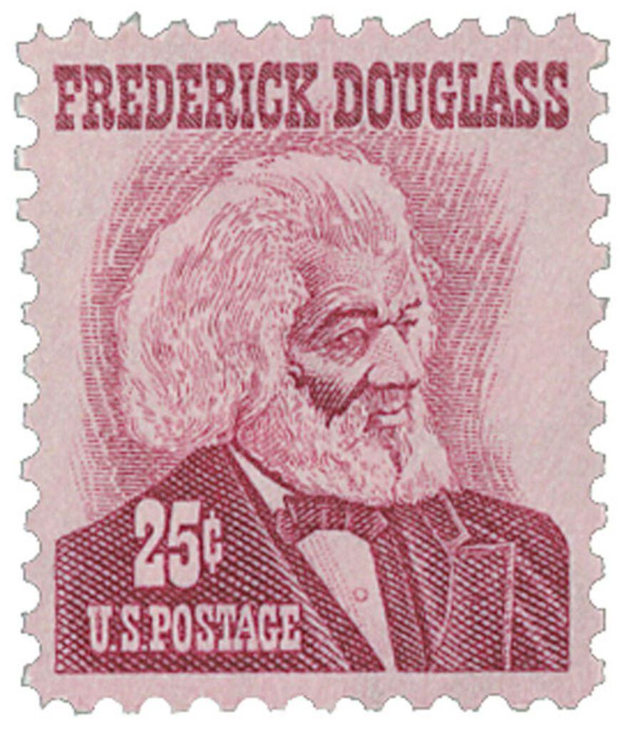 1967 25¢ Frederick Douglass, magenta