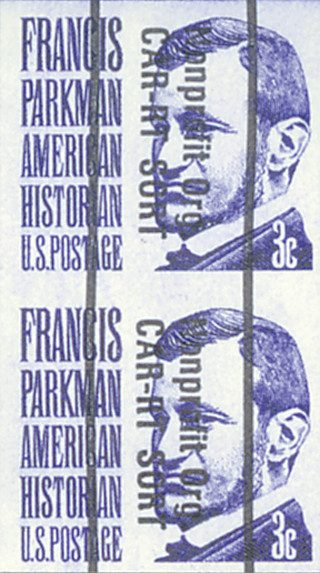 1975 3¢ Francis Parkman, Error