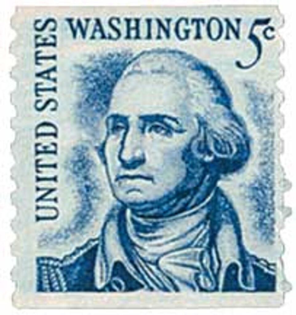 # 1304C - 1981 5C Washington Redrawn, Coin, Perf 10