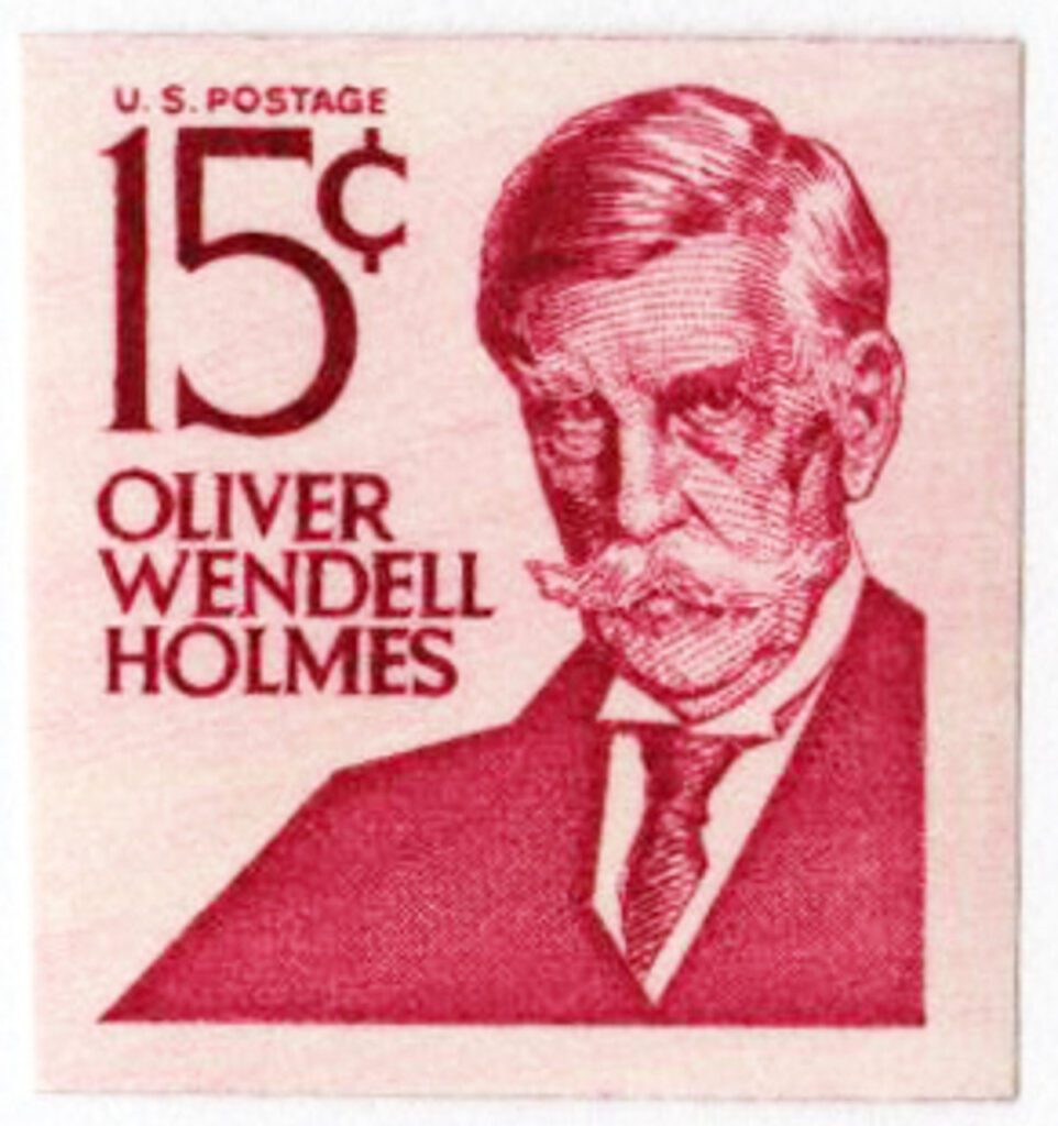 # 1305Eg - 1978 15c Oliver W. Holmes, Imperforate Error