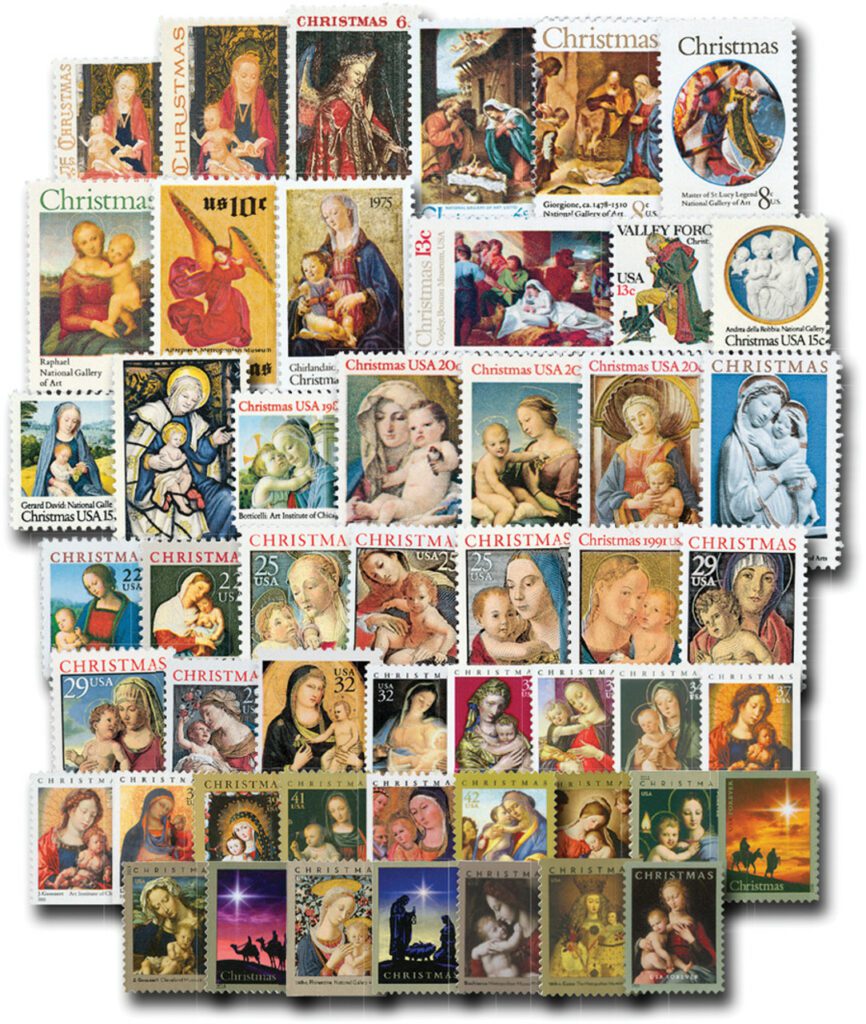 # 1321/5721 - Complete Set of 50, 1966-2022 Traditional Christmas Series