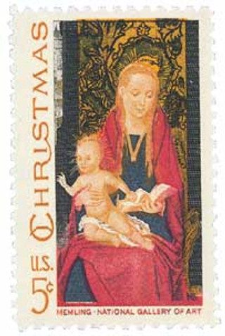 # 1336 - 1967 5c Traditional Christmas: Madonna and Child
