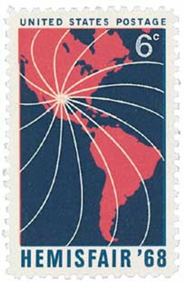 #1340 - 1968 6c HemisFair 1968