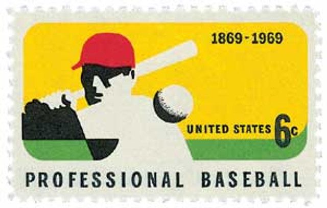 #1381 - 1969 6c Professional Baseball