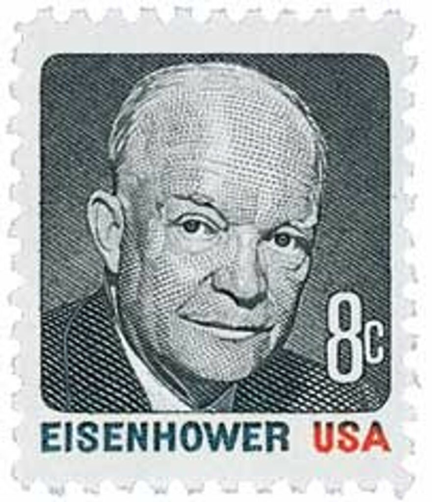 # 1394 - 1971 8c Dwight D. Eisenhower, multicolor