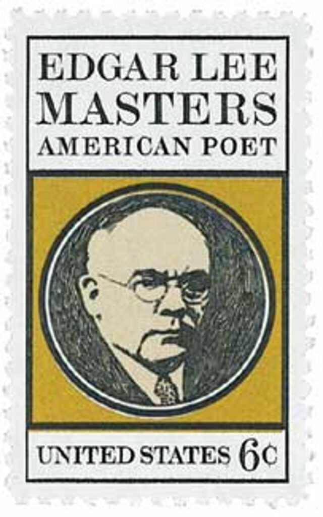 1970 6¢ Edgar Lee Masters