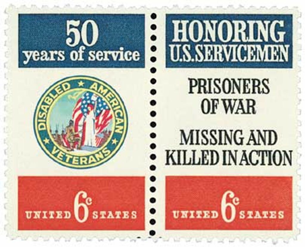 1970 6c Disabled American Veterans and Servicemen