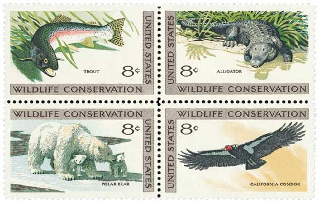 # 1427-30 - 1971 8c Wildlife Conservation