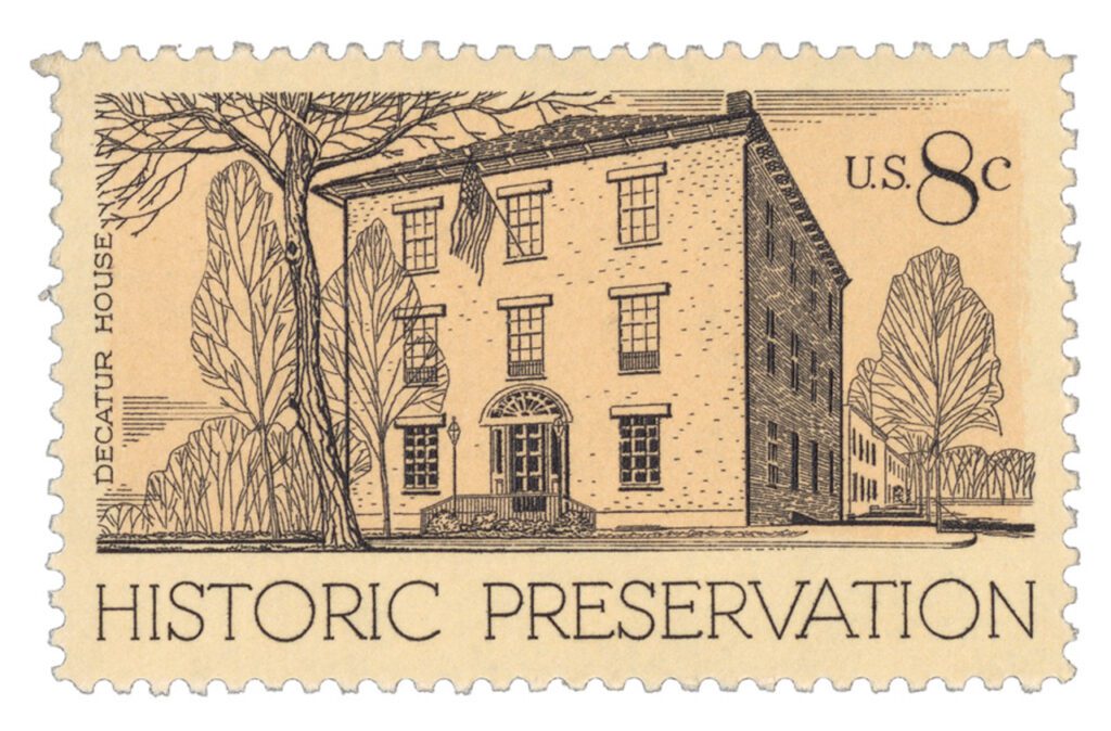 #1440 - 1971 8c Historic Preservation: Decatur House