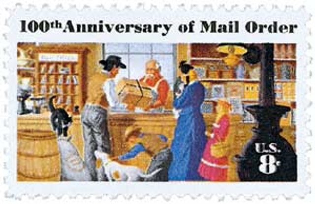 # 1468 - 1972 8c 100th Anniversary of Mail Order