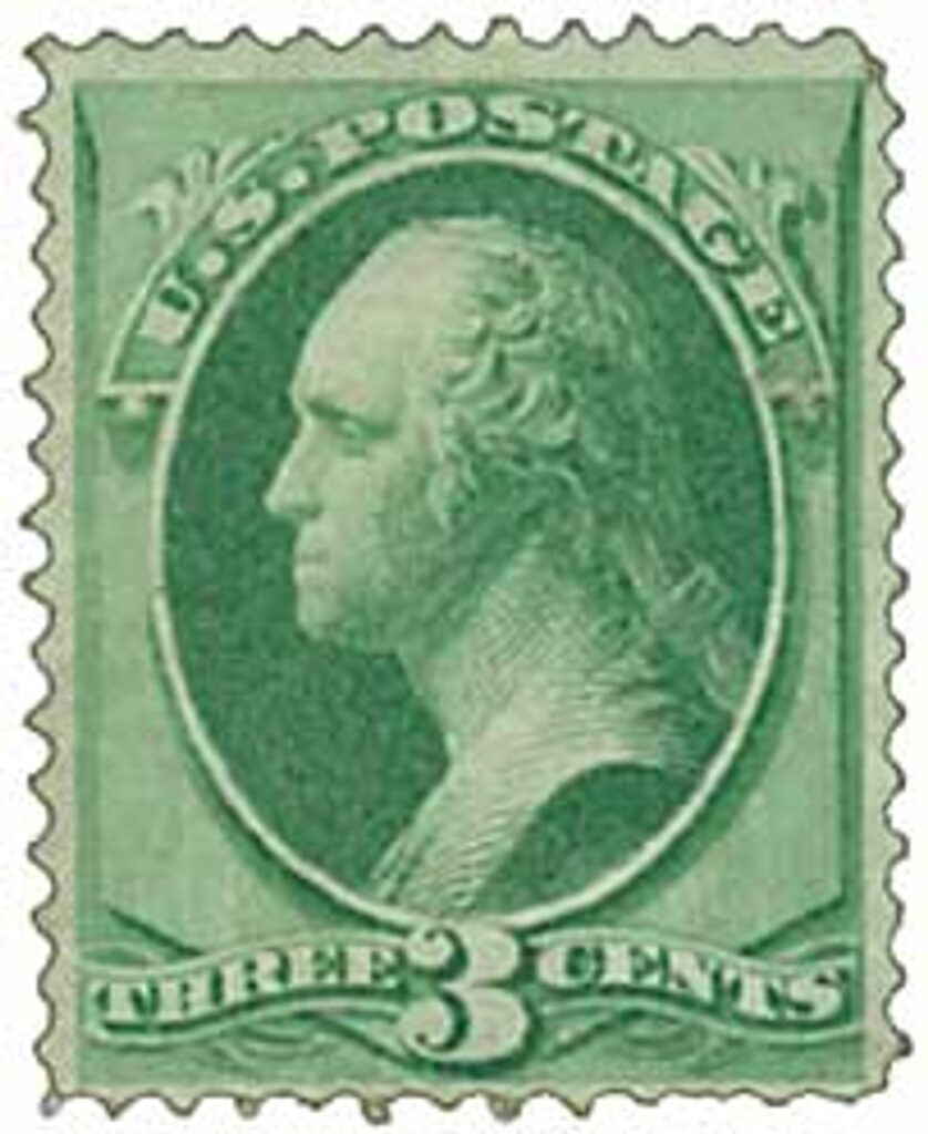 # 147 - 1870-71 3c Washington, green