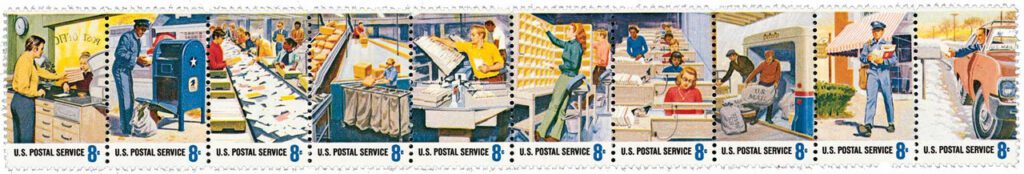 # 1489-98 - 1973 8c Postal Service Employees