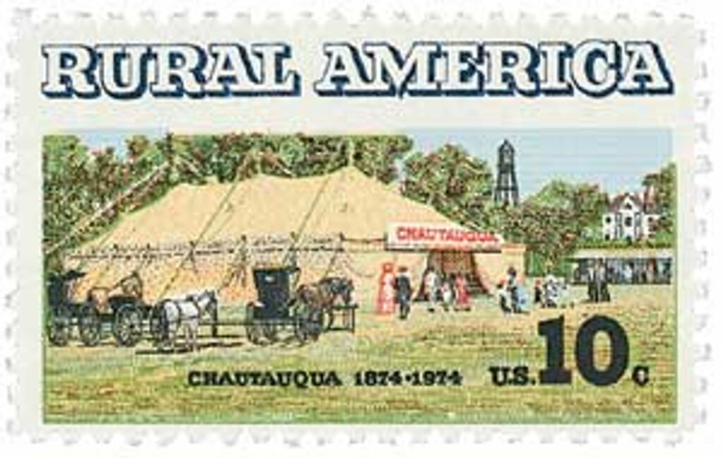 # 1505 - 1974 10c Rural America: Chautauqua Tent