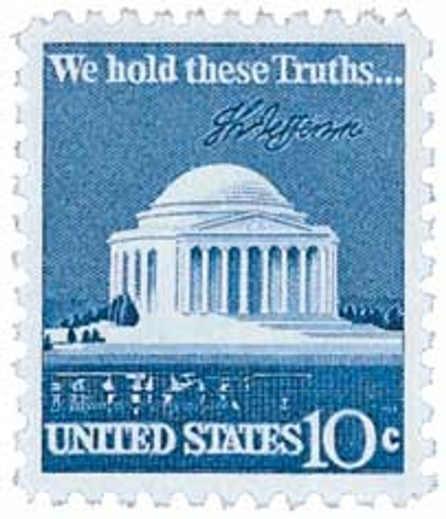 1973 10¢ Jefferson Memorial