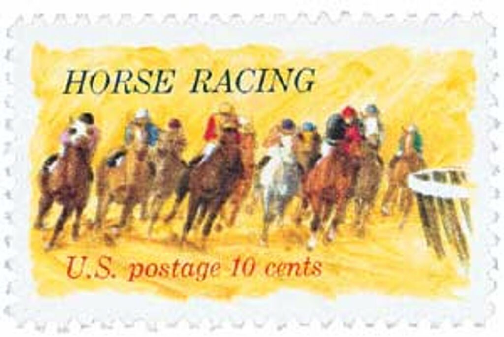 # 1528 - 1974 10c Horse Racing