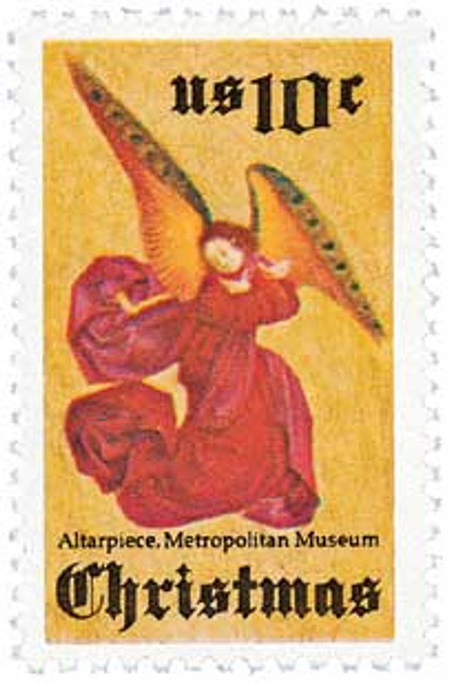 #1550 - 1974 10c Traditional Christmas: Angel Altarpiece