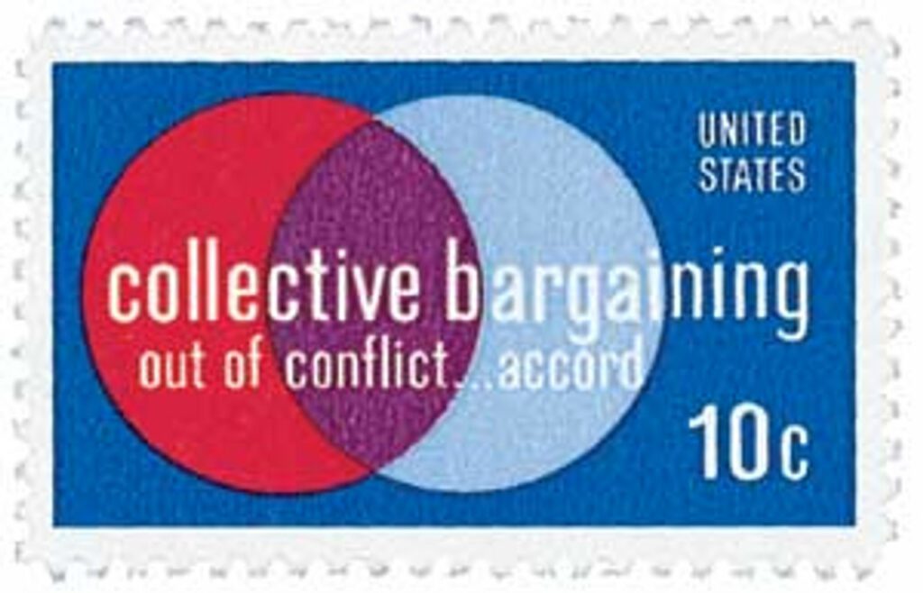 1975 10¢ Collective Bargaining
