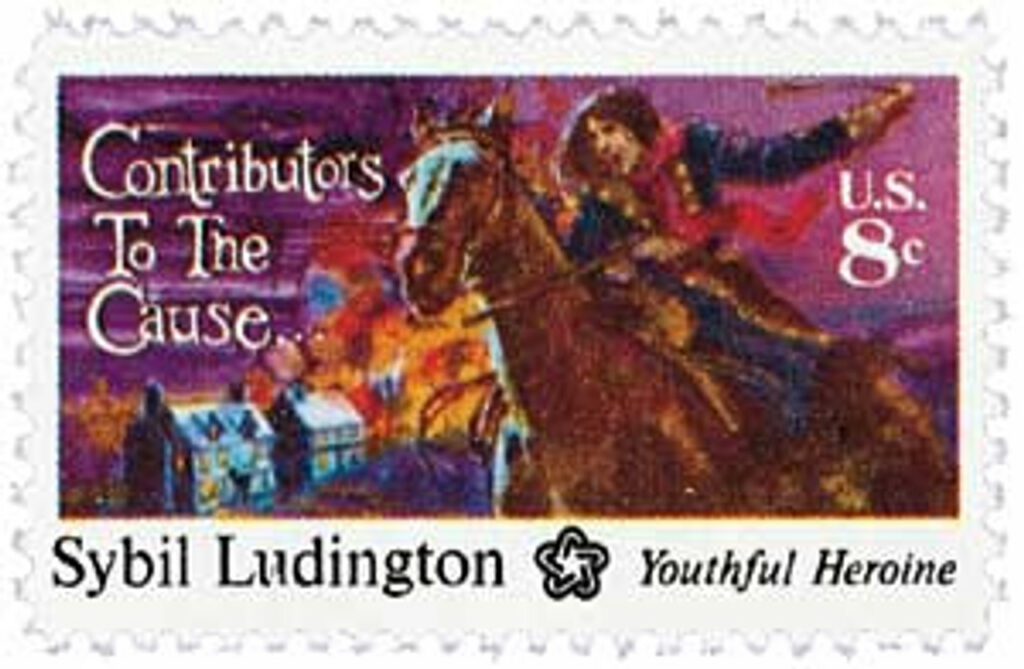 1975 8¢ Contributors to the Cause: Sybil Ludington