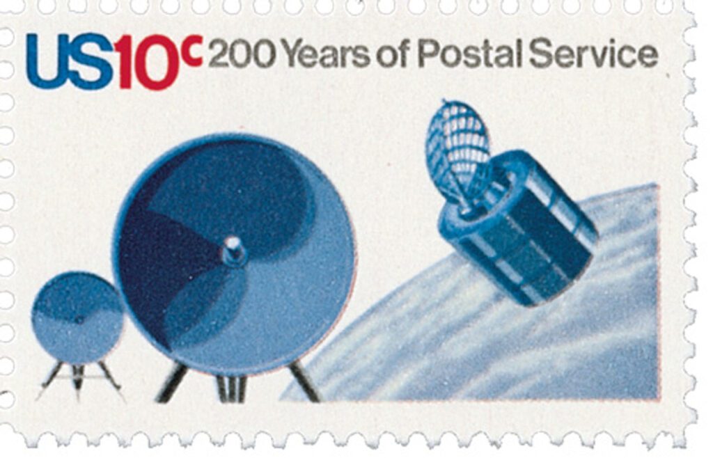 # 1575 - 1975 10c U.S. Postal Services Bicentennial: Satellites