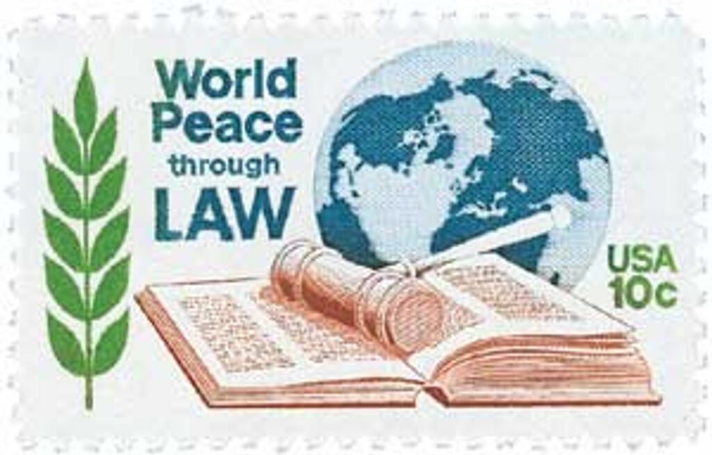 1576 - 1975 10c World Peace through Law