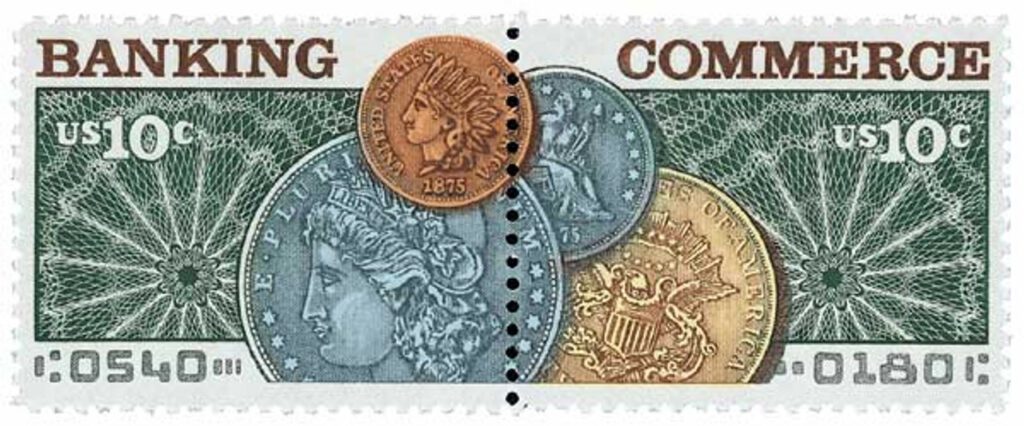 1975 10¢ Banking and Commerce
