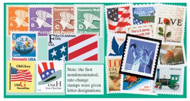 #1579//3629 - 1975-2002 Rate Change Collection of 85 stamps