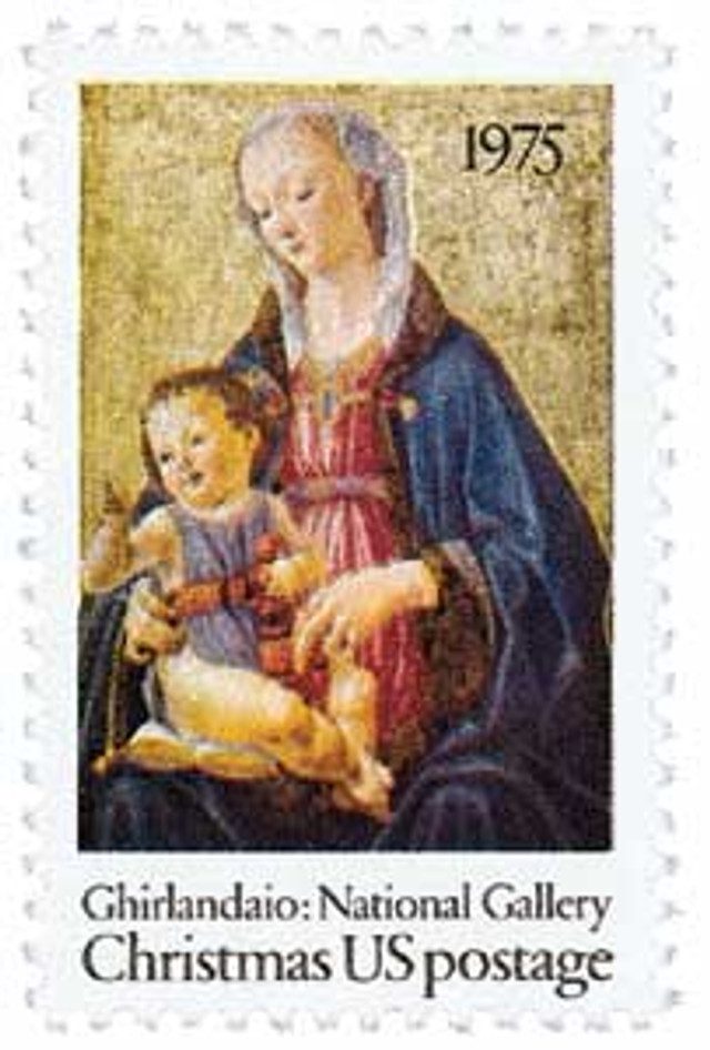 # 1579 - 1975 10c Traditional Christmas: Madonna and Child