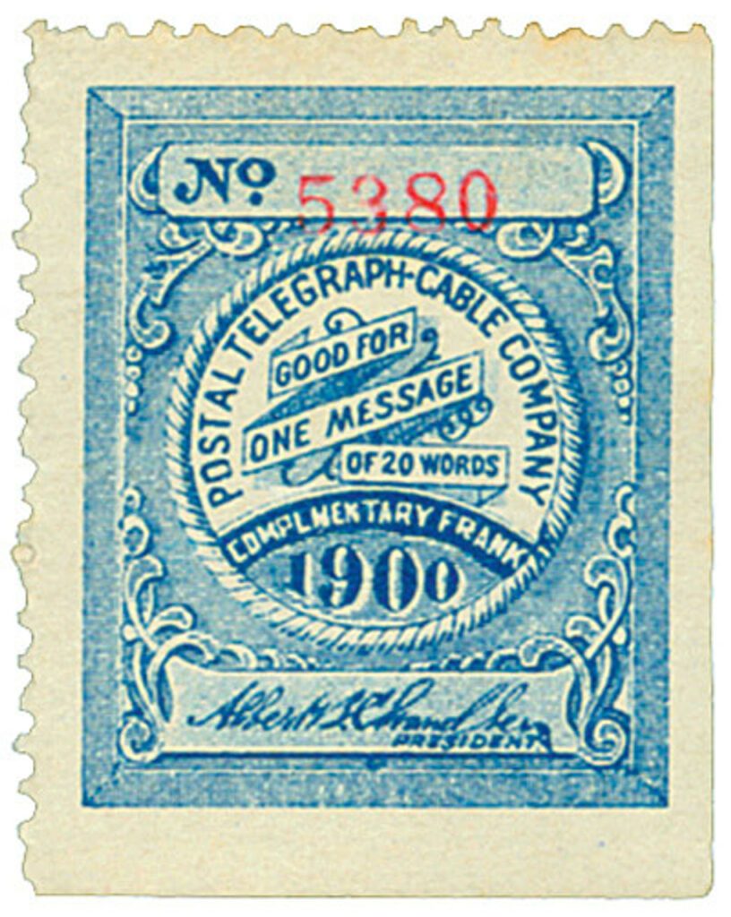 # 15T20 - 1900 blue, perf 11, "Chandler"