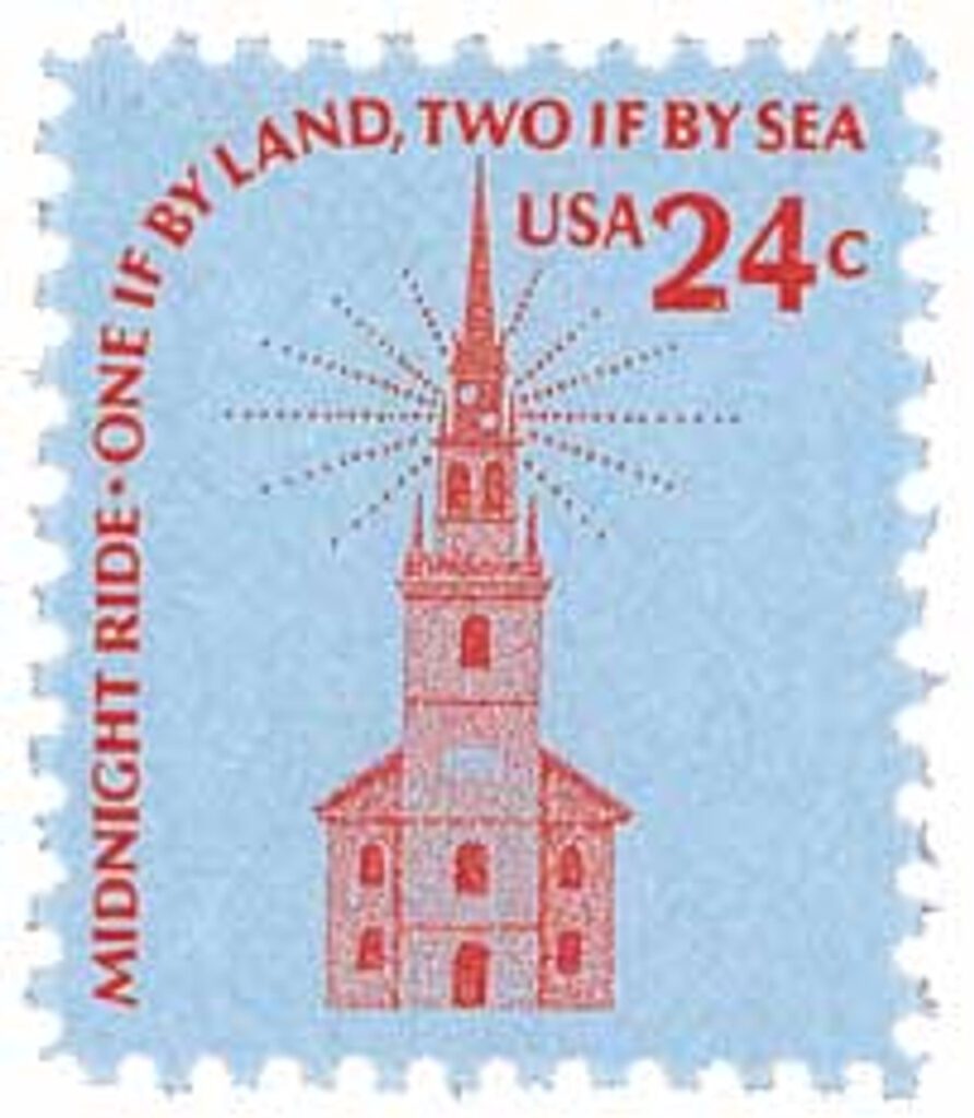 # 1603 - 1975 24c Americana Series: Old North Church