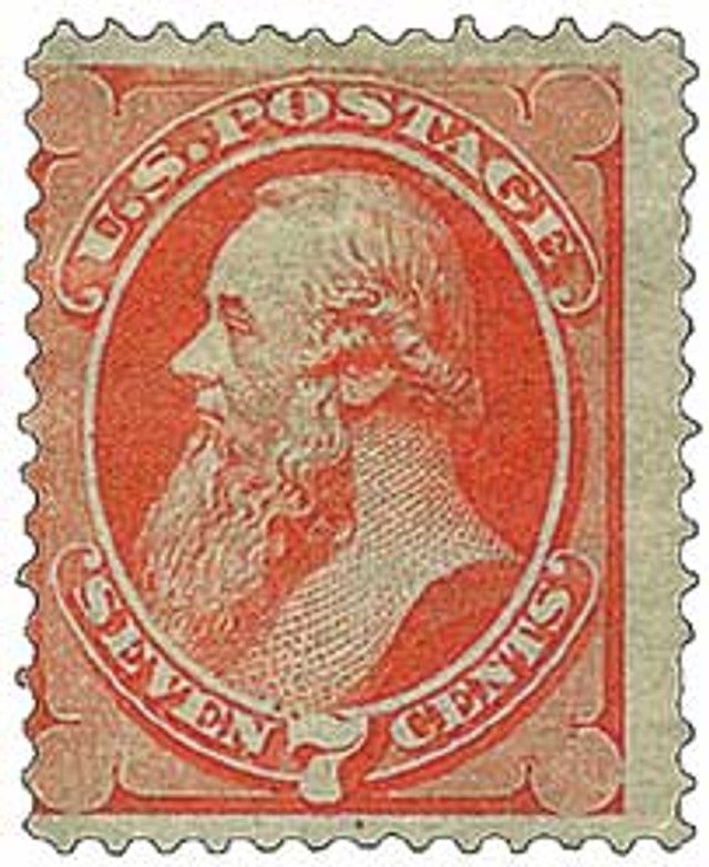 # 160 - 1873 7c Stanton, orange vermilion