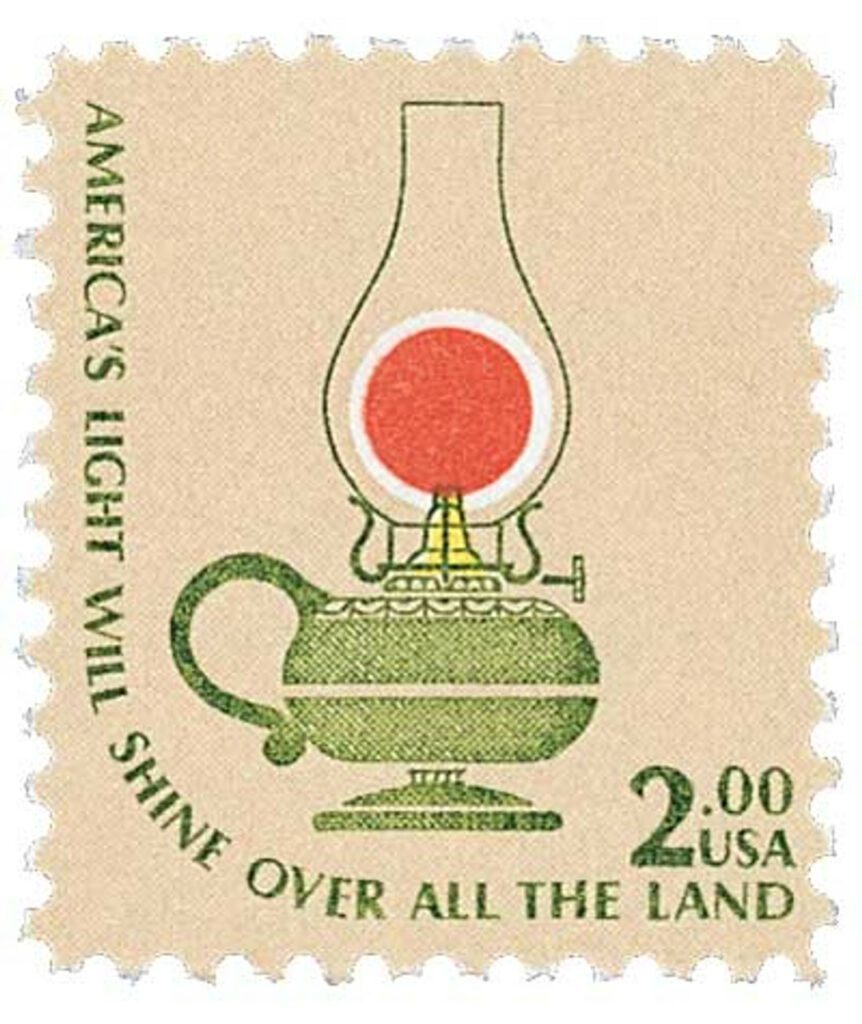 1978 $2 Americana Series: Kerosene Lamp