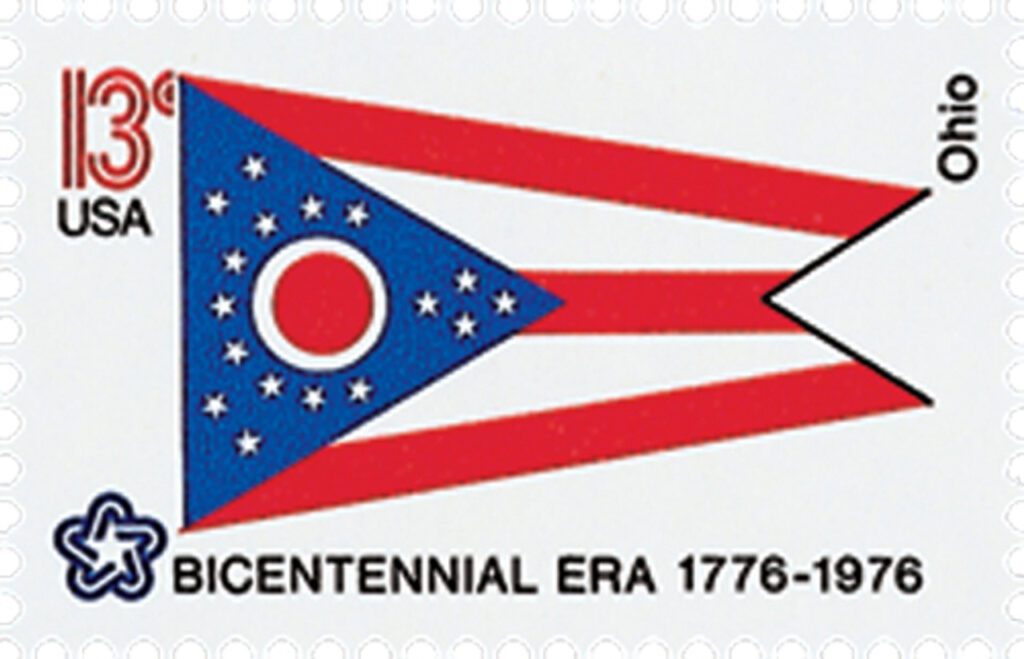 # 1649 - 1976 13c State Flags: Ohio