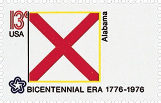 # 1654 - 1976 13c State Flags: Alabama