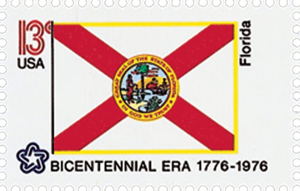 # 1659 - 1976 13c State Flags: Florida
